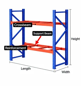 קורת אמצע support beam למידוף תעשייתי